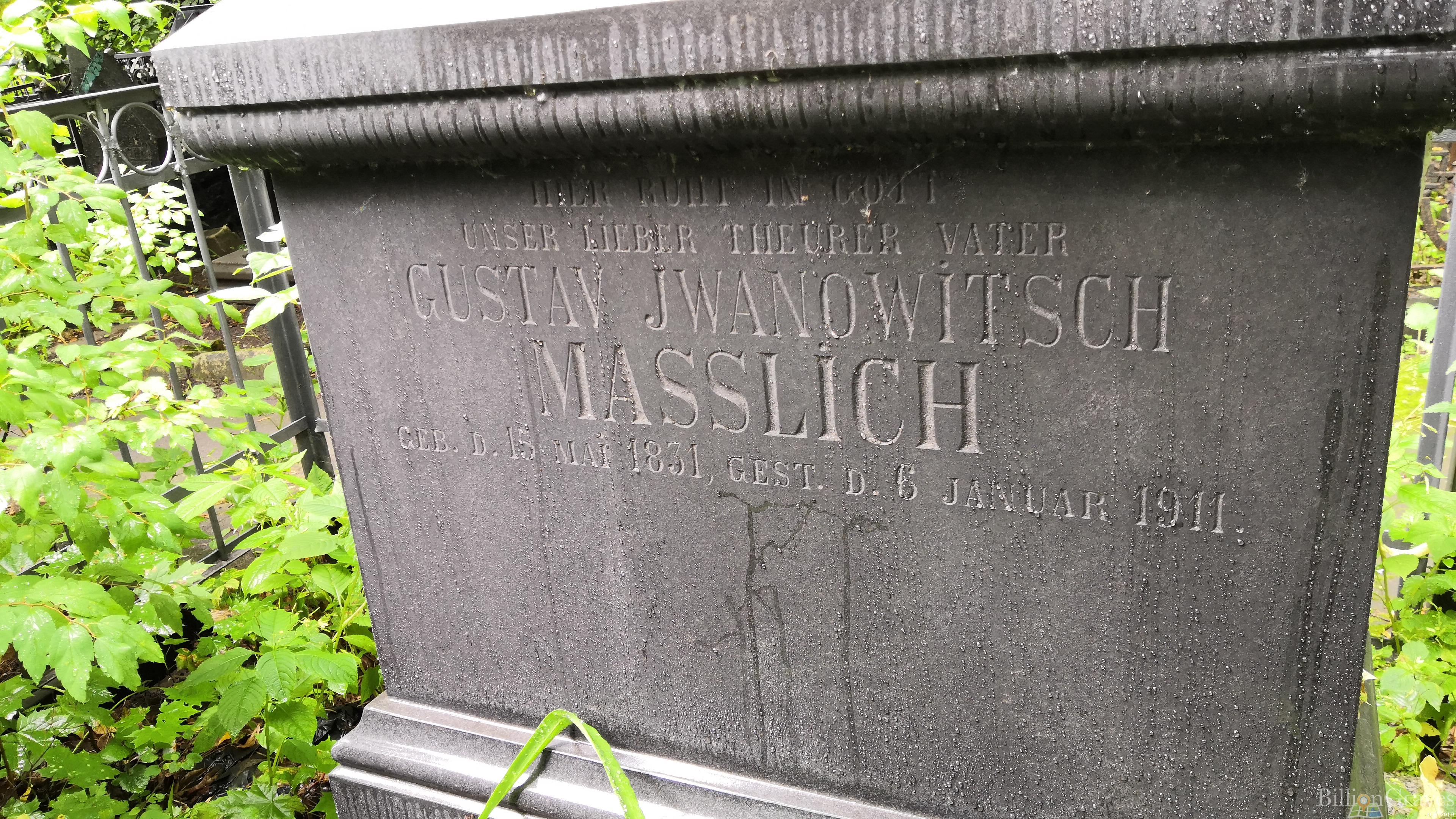 Masslich Gustav Jwanowitsch