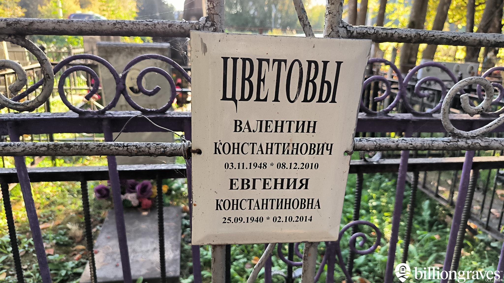 Цветов Валентин Константинович