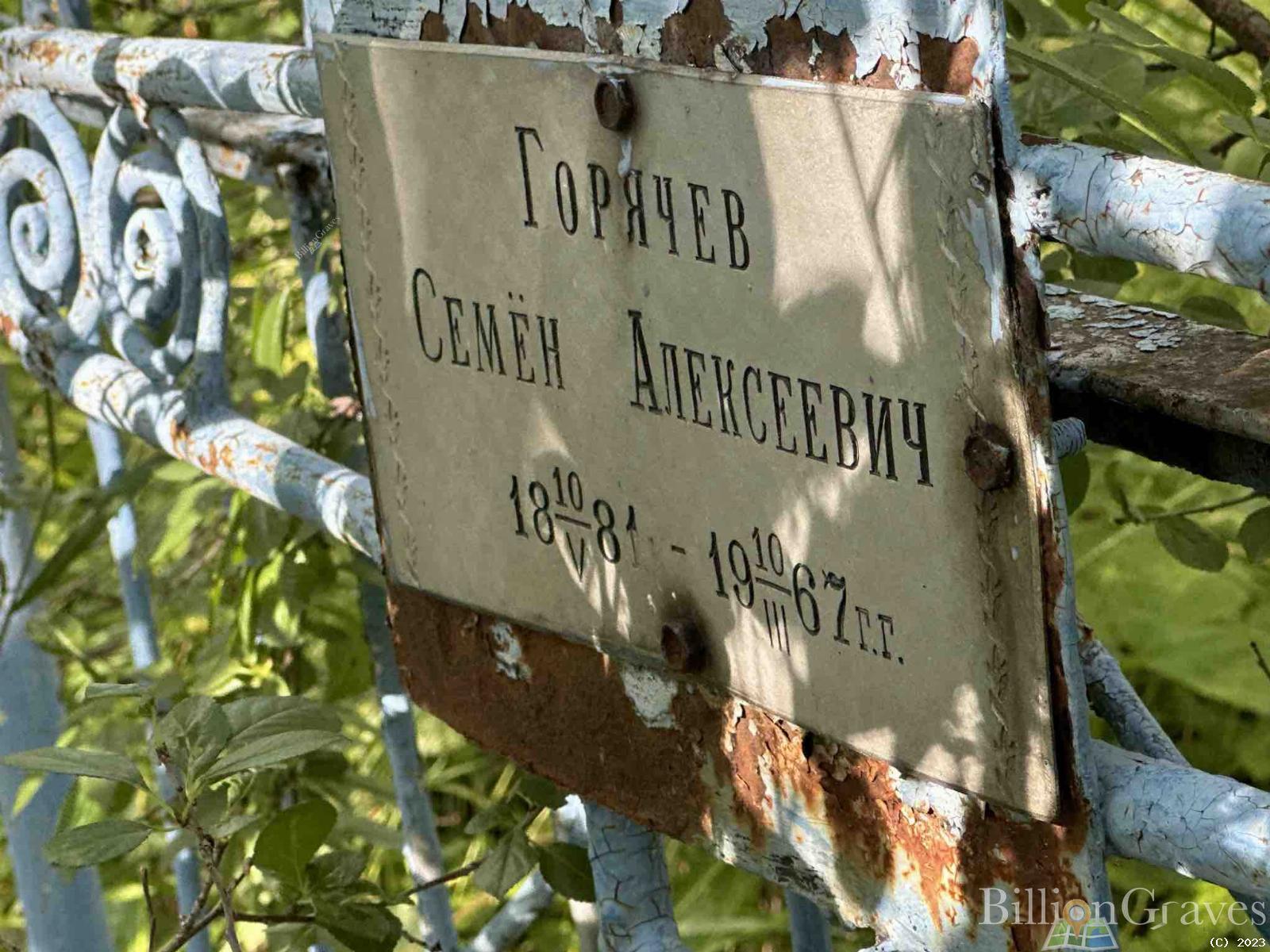 Горячев Семён Алексеевич