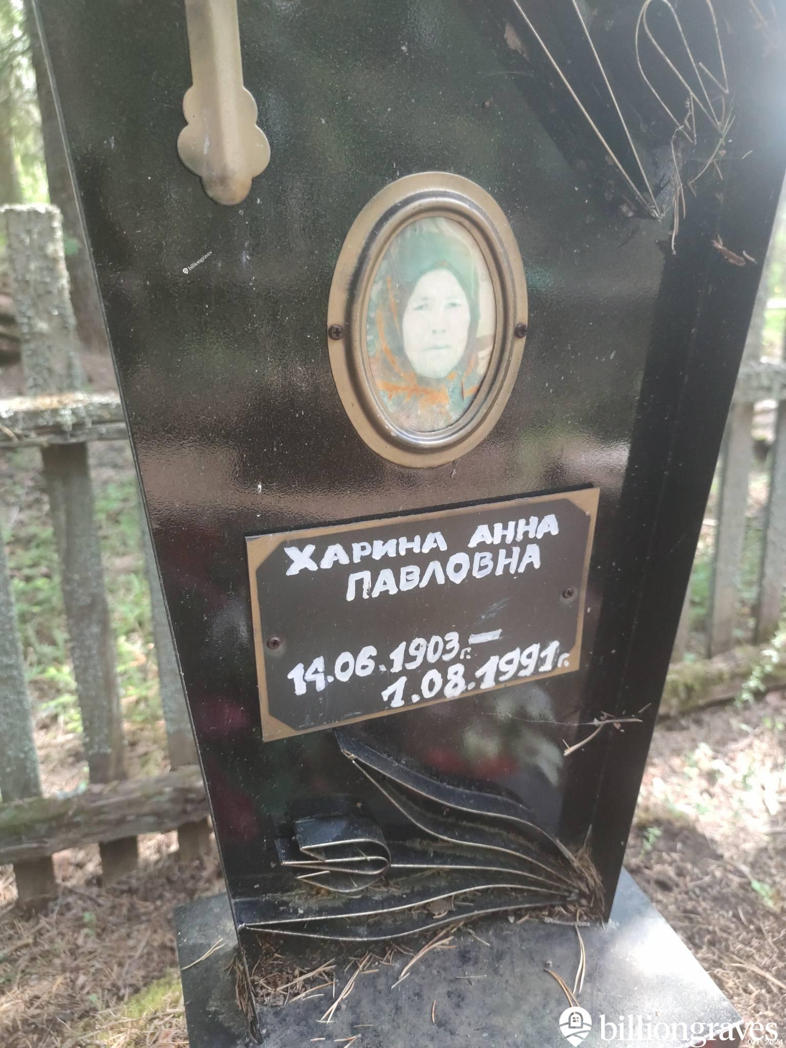 Харина Анна Павловна
