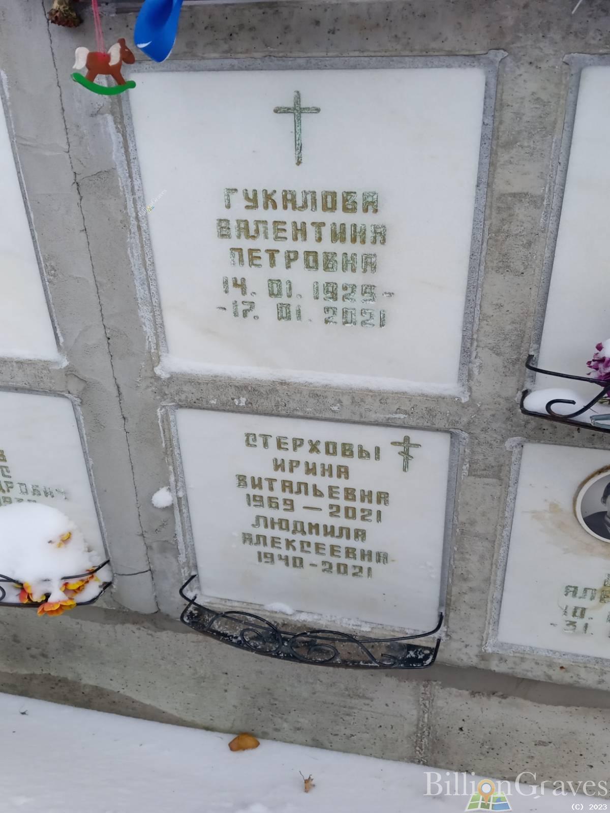 Гукалова Валентина Петровна