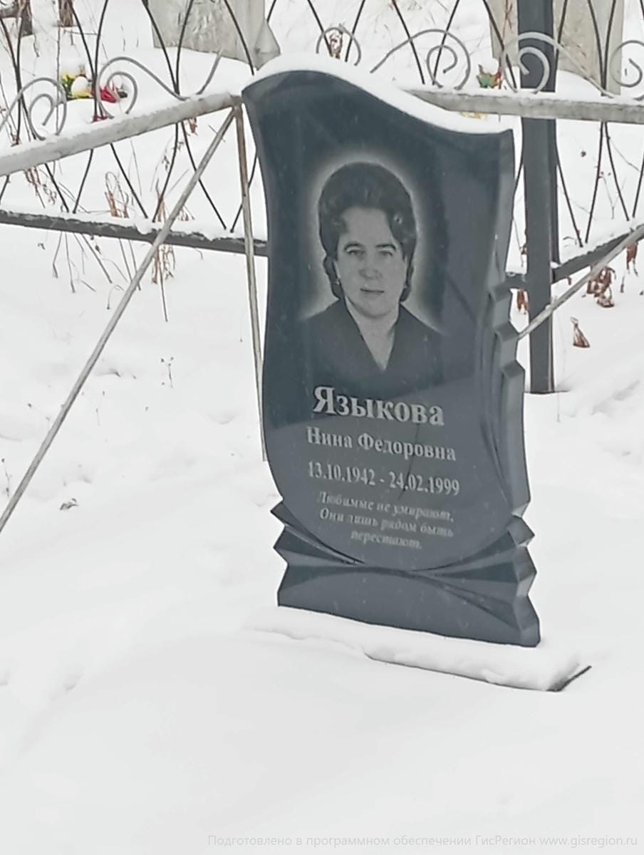 Языкова Нина Федоровна