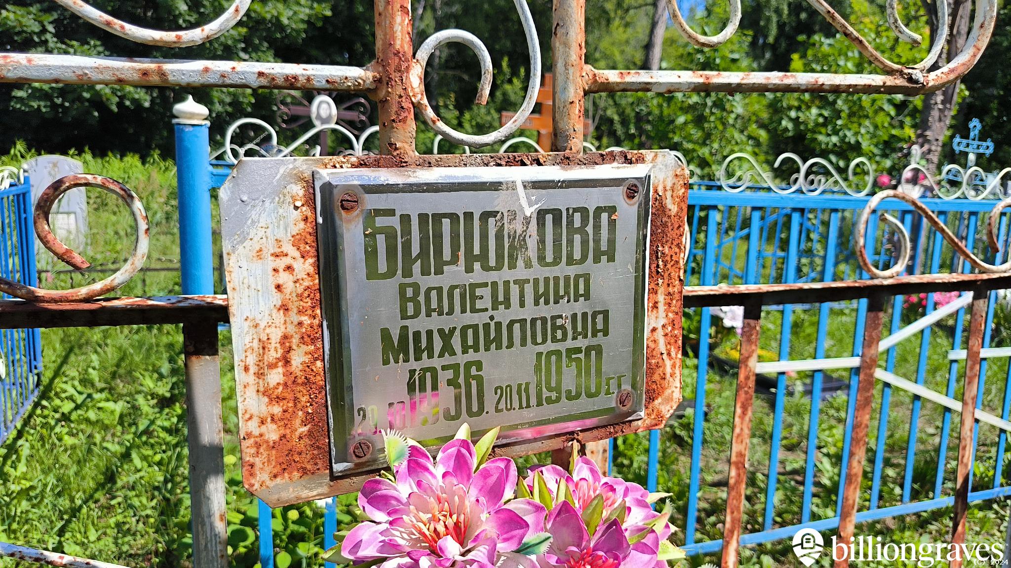 Бирюкова Валентина Михайловна