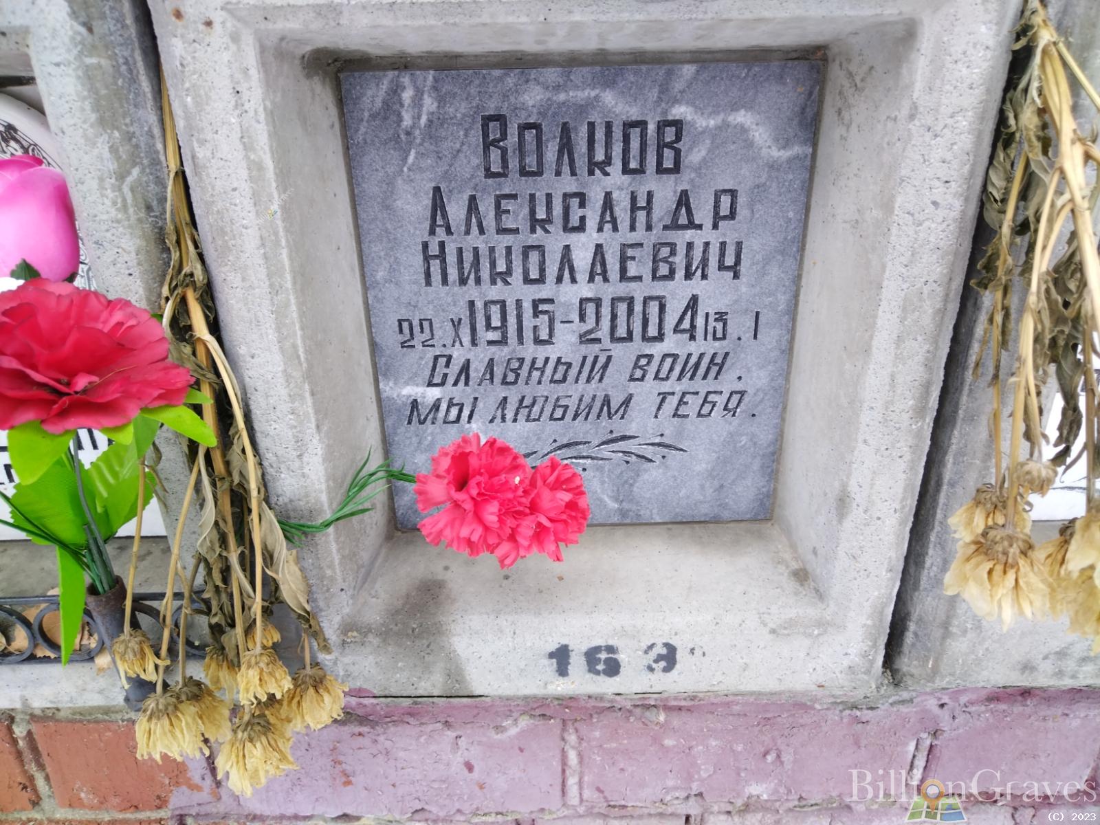 Волков Александр Николаевич