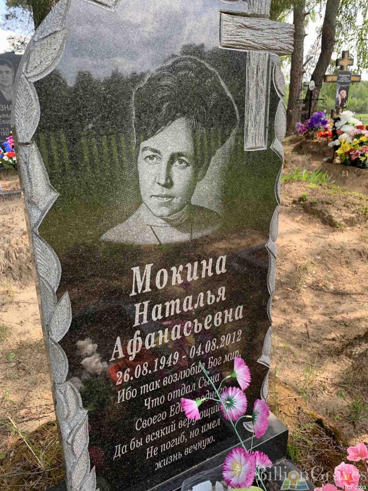 Мокина Наталья Афанасьевна