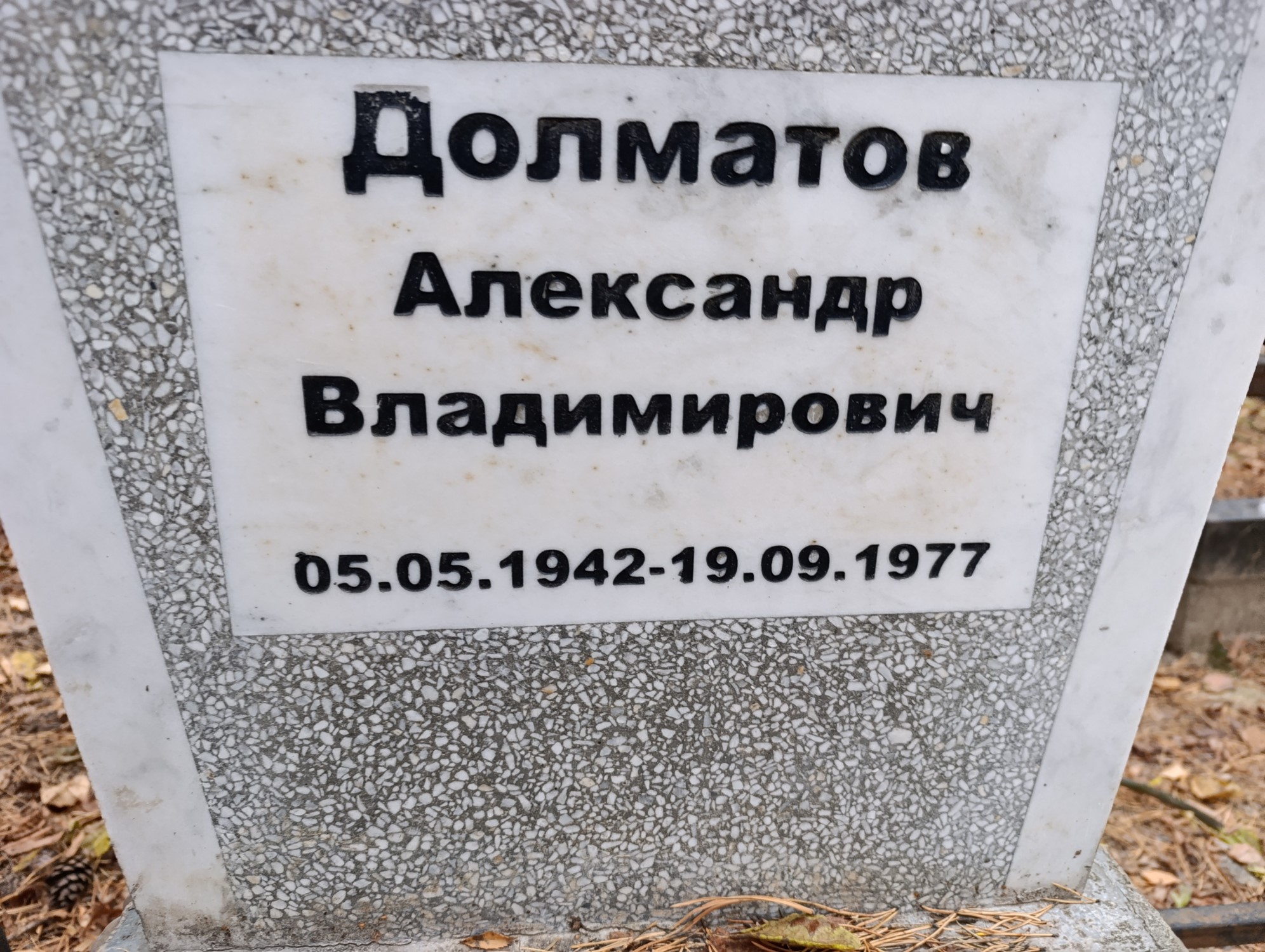 Долматов Александр Владимирович
