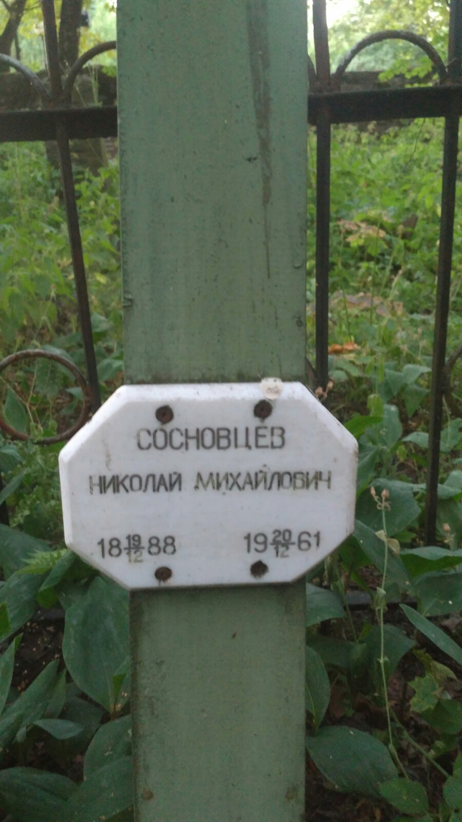 Сосновцев Николай Михайлович