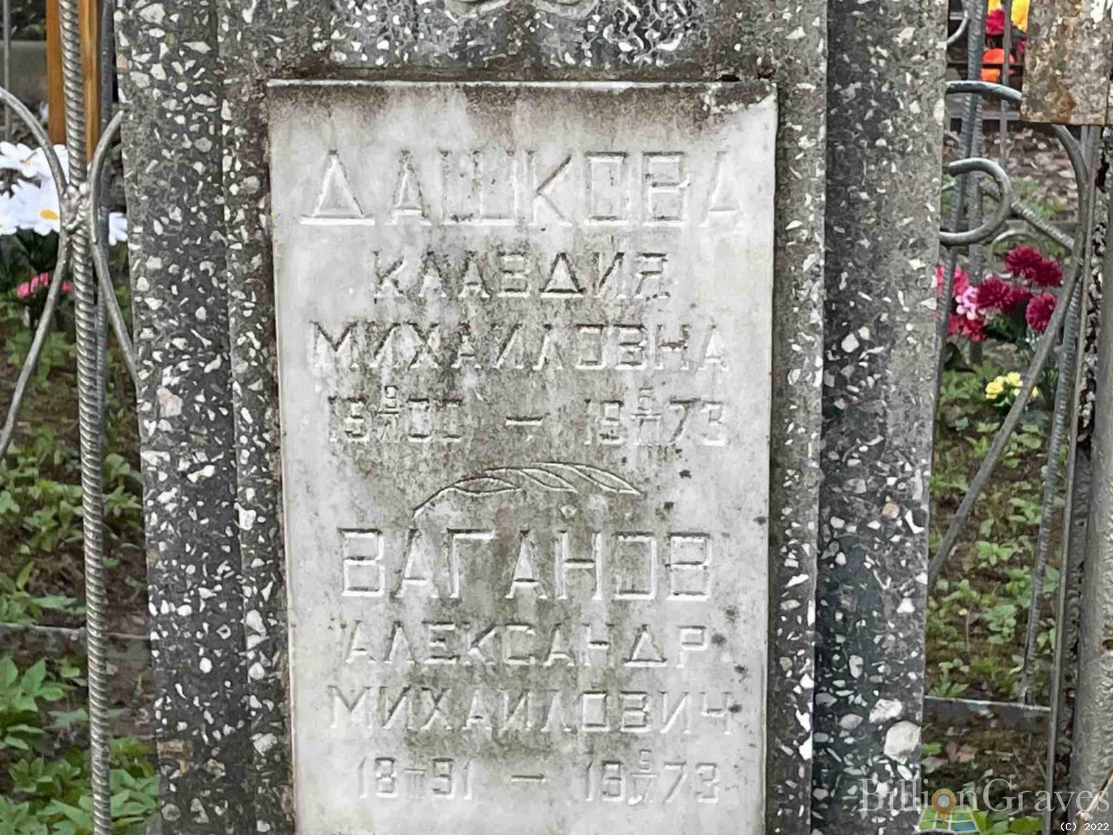 Дашкова Клавдия Михайловна