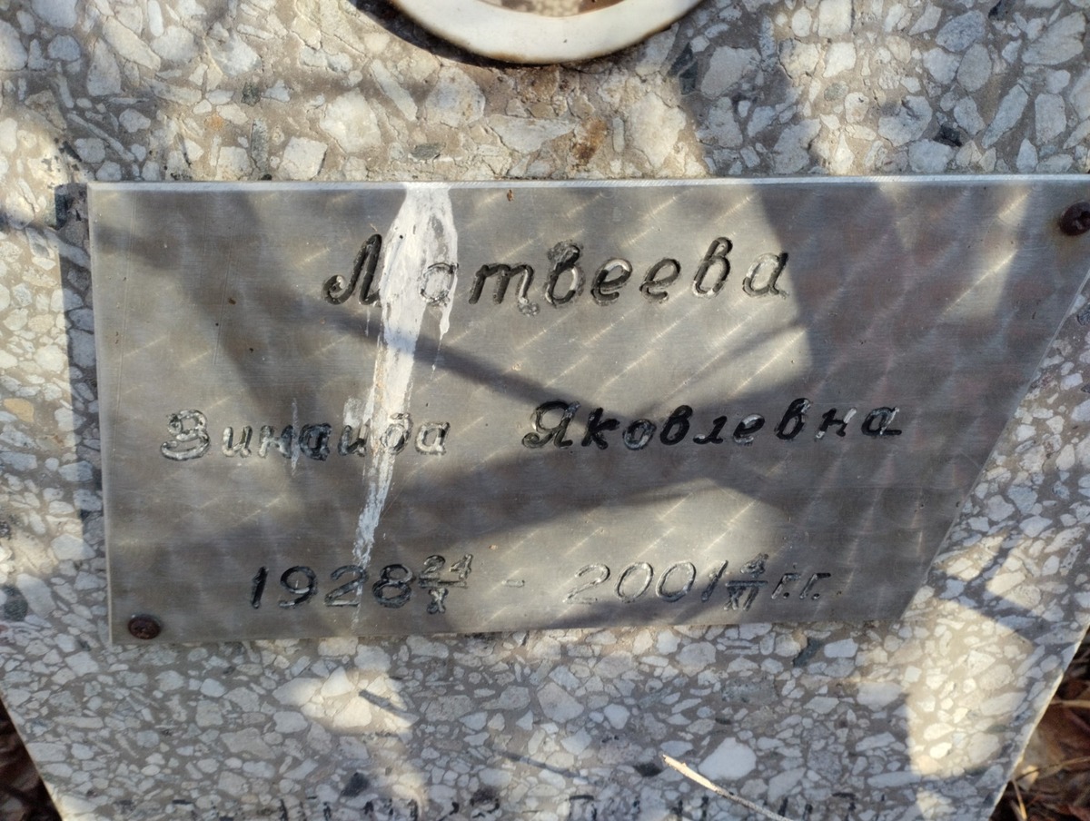 Мотвеева Зинаида Яковлевна