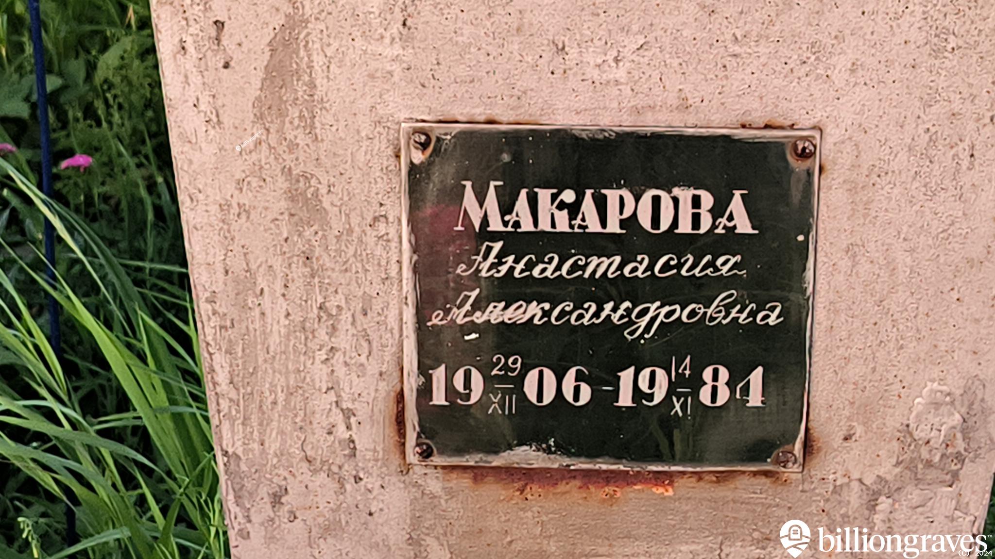 Макарова Мария Ивановна