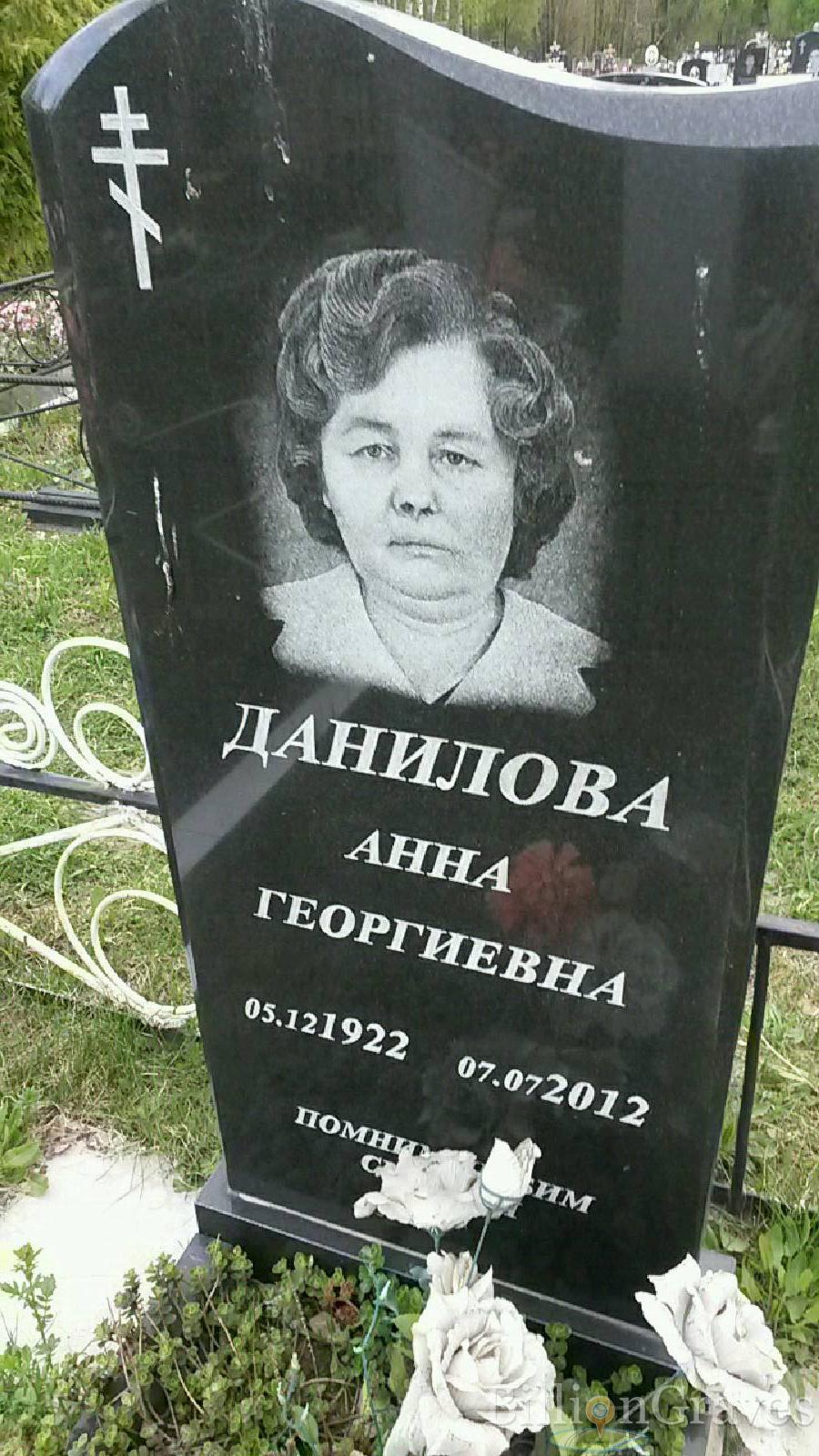 данилова анна георгиевна
