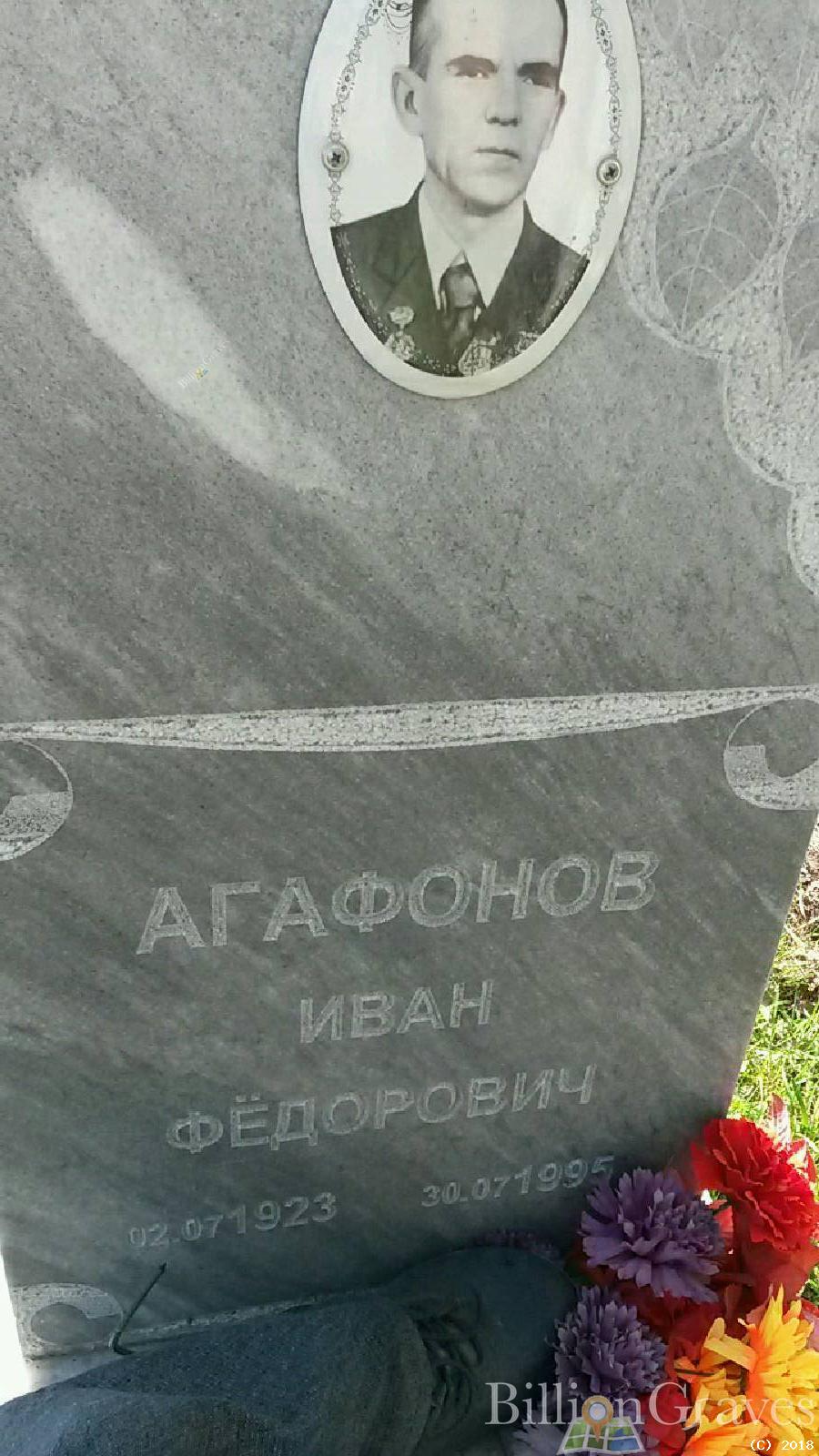 агафонов иван федорович