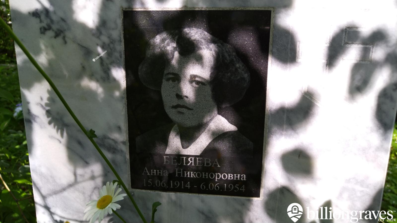 Беляева Анна Никоноровна