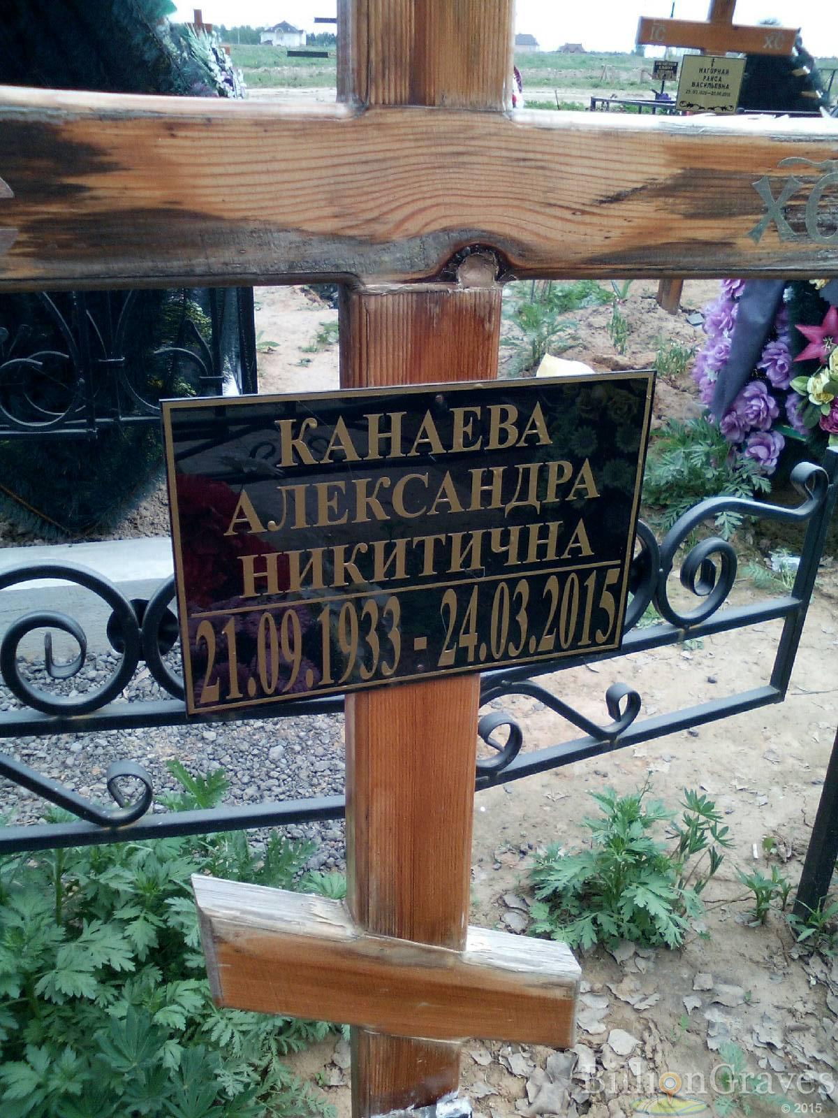 канаева александра никитична