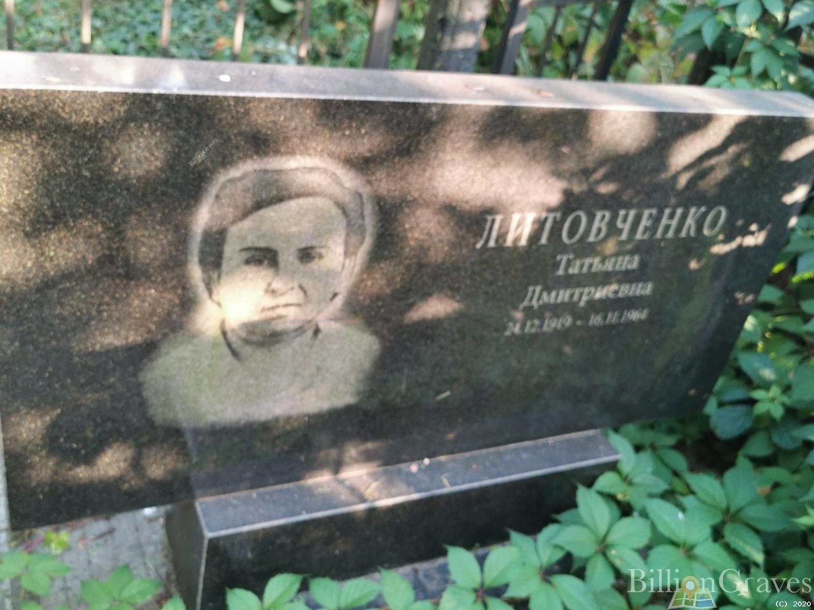 Литовченко Татьяна Дмитриевна