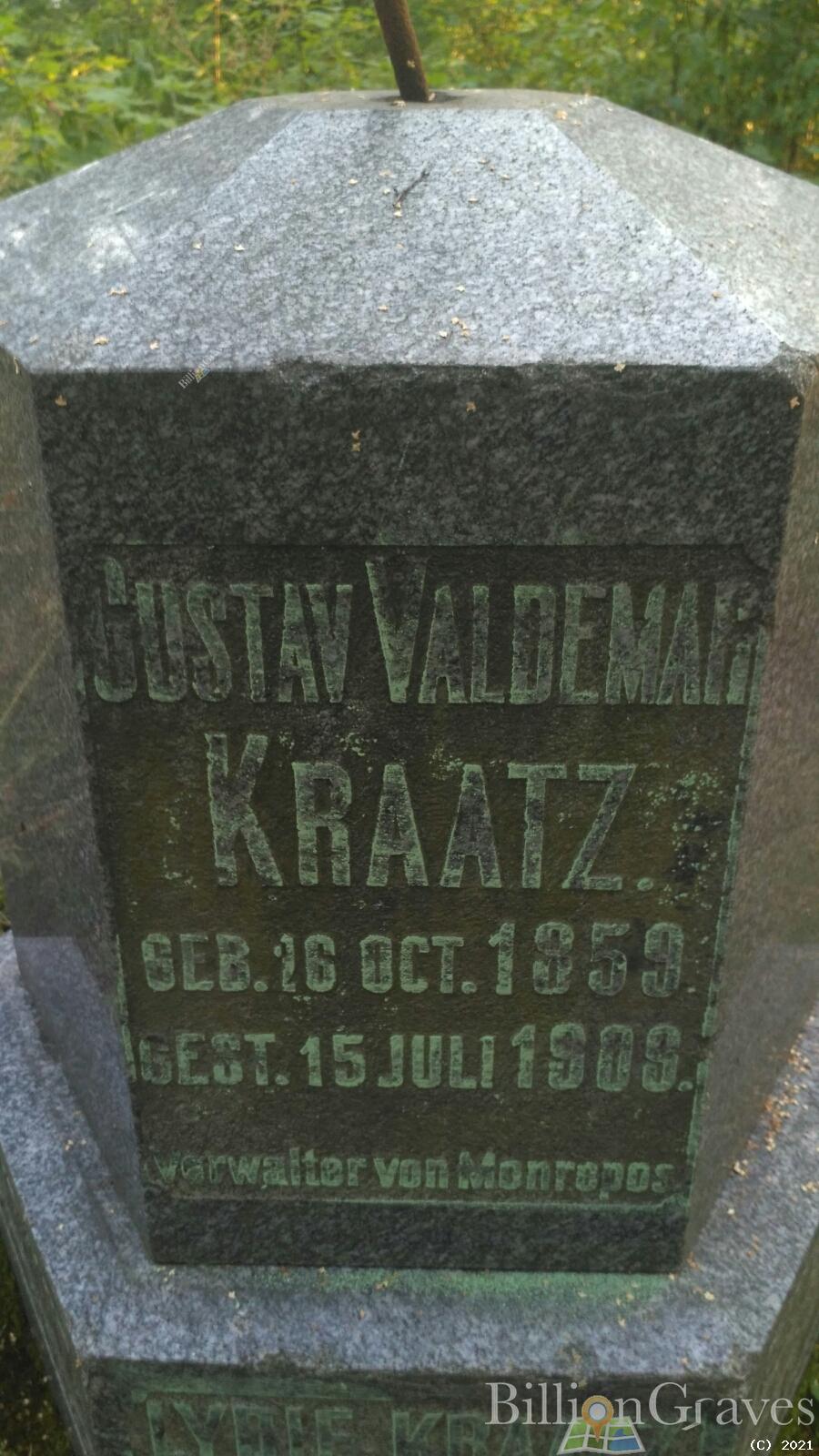Kraatz Gustav Valdemar