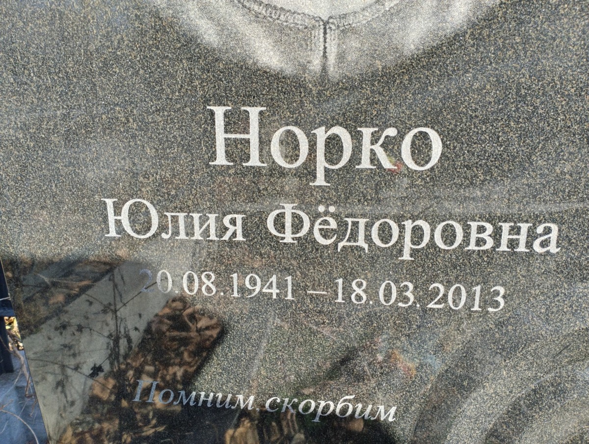 Норко Юлия Фёдоровна