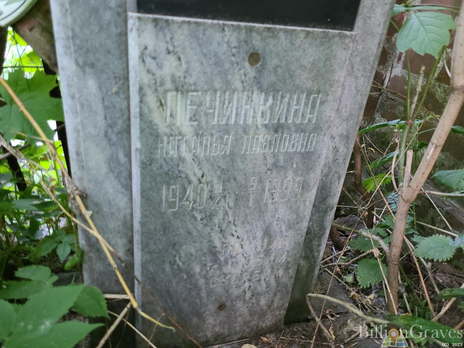 Печинкина Наталья Павловна