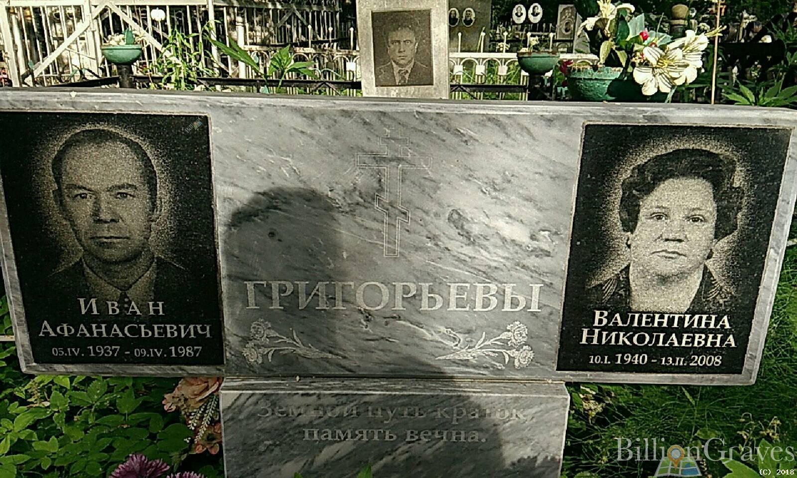 григорьева валентина николаевна