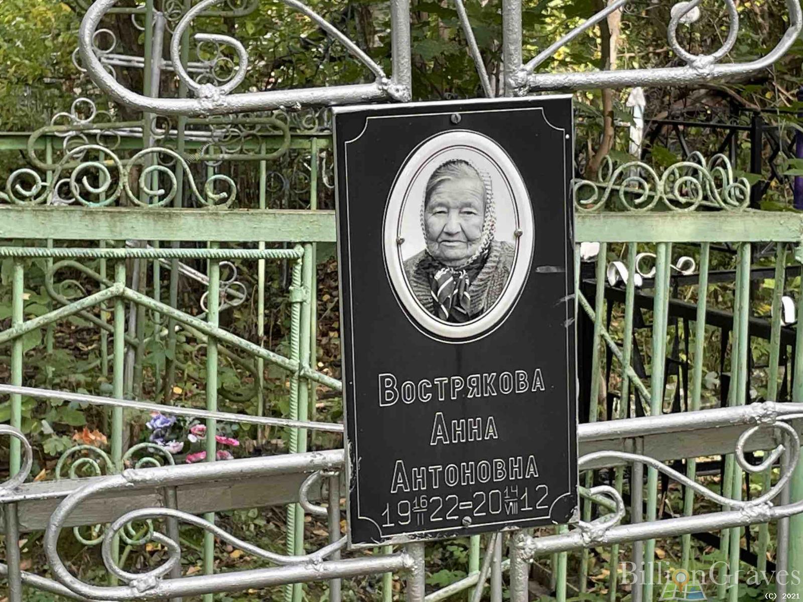 Вострякова Анна Антоновна