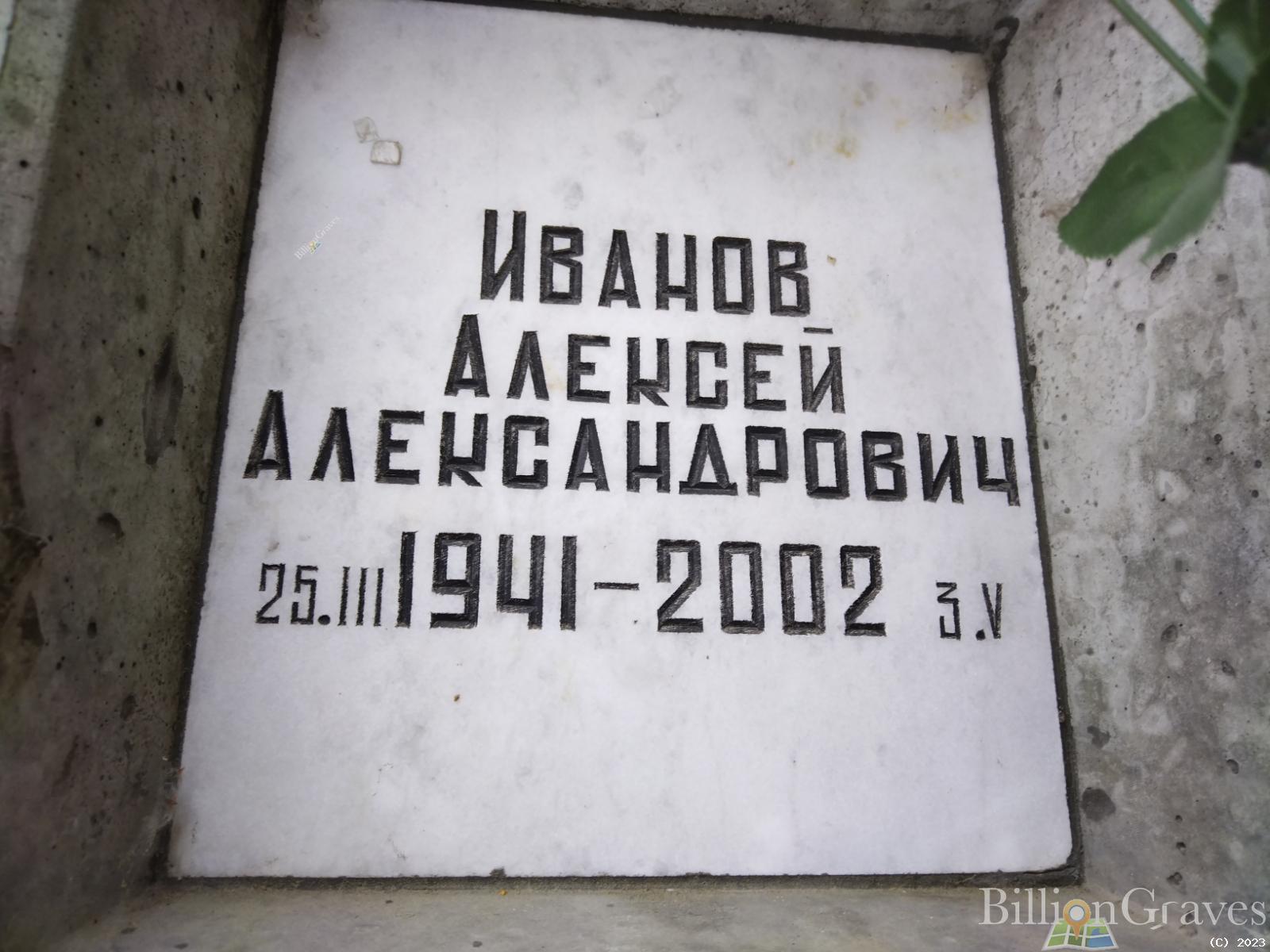 Иванов Алексей Александрович
