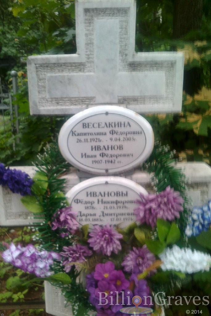 Веселкина Капитолина Фёдоровна