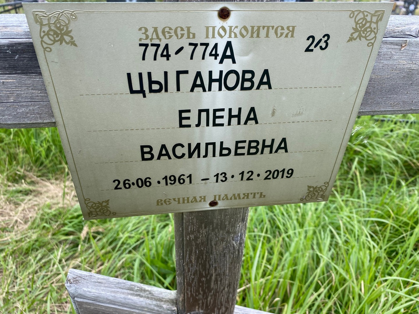 Цыганова