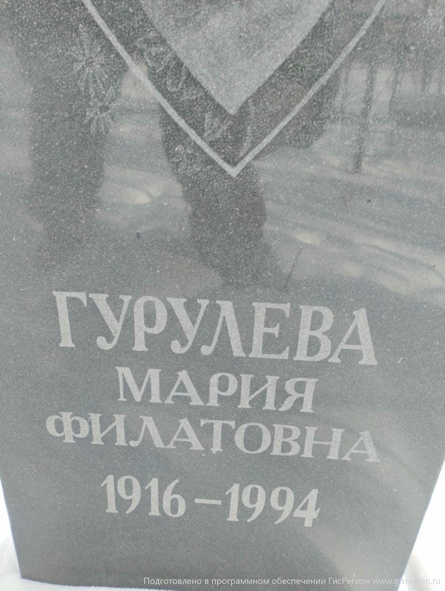 Гурулева Мария Филатовна