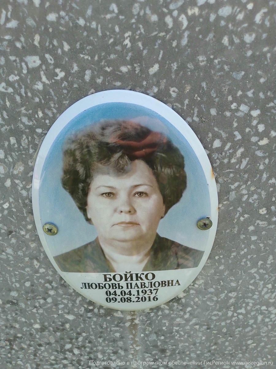 Бойко Любовь Павловна