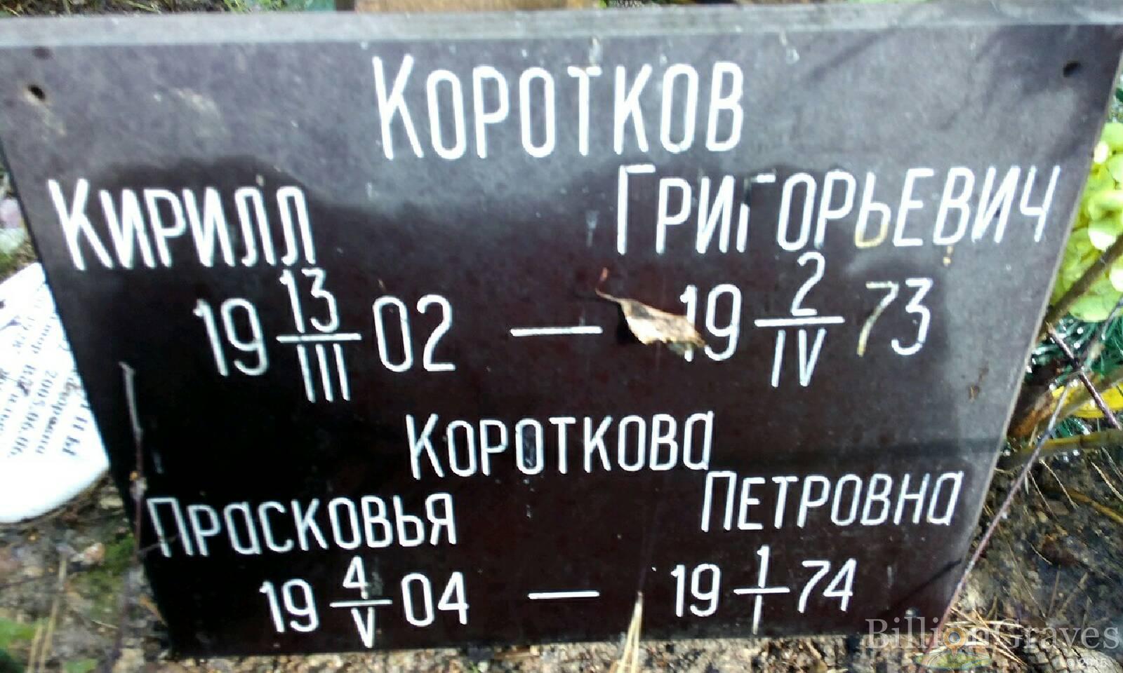 Коротков Кирилл Григорьевич