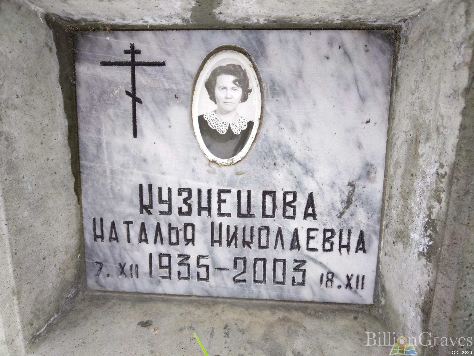 Кузнецова Наталья Николаевна