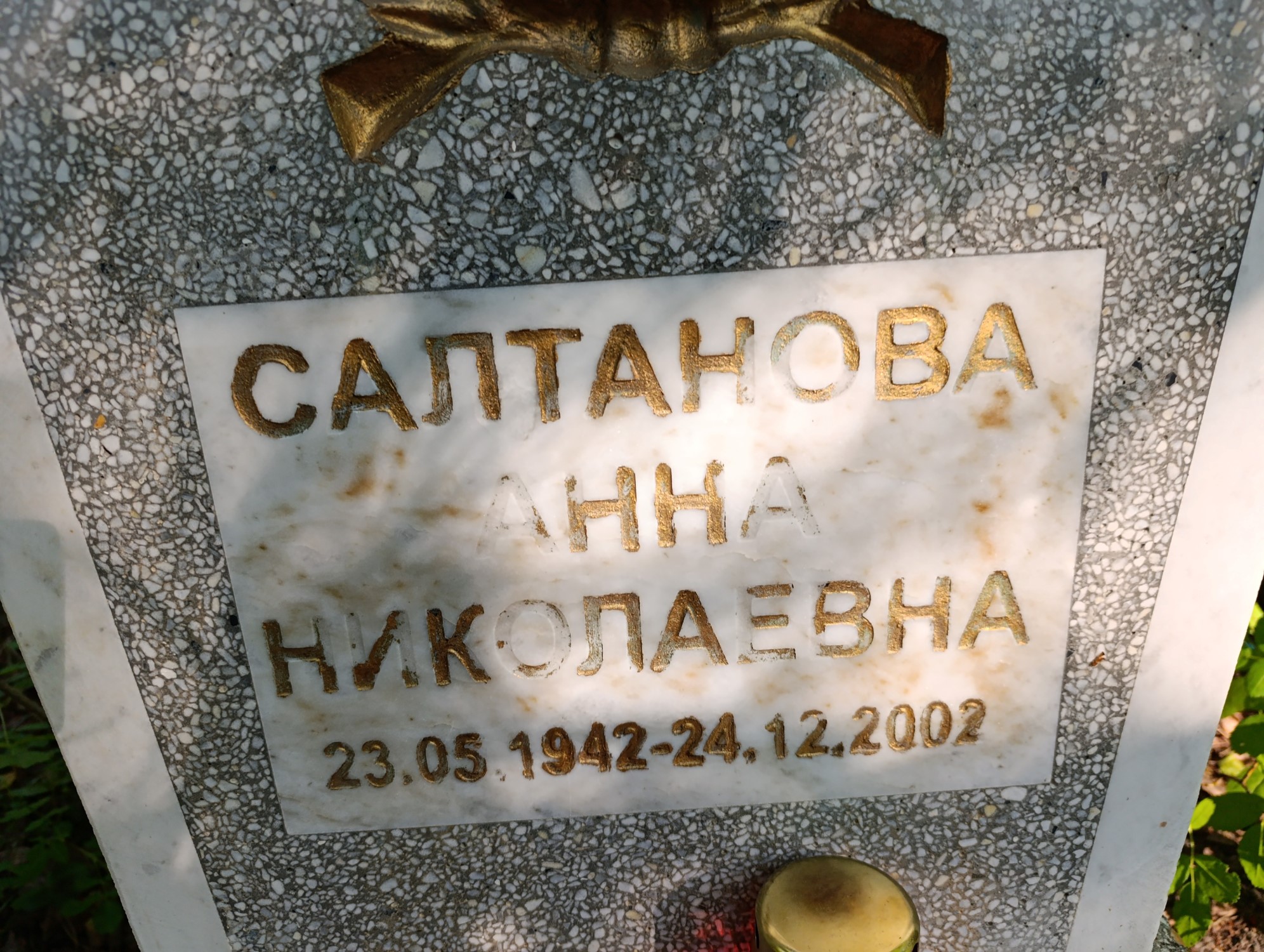 Салтанова Анна Николаевна