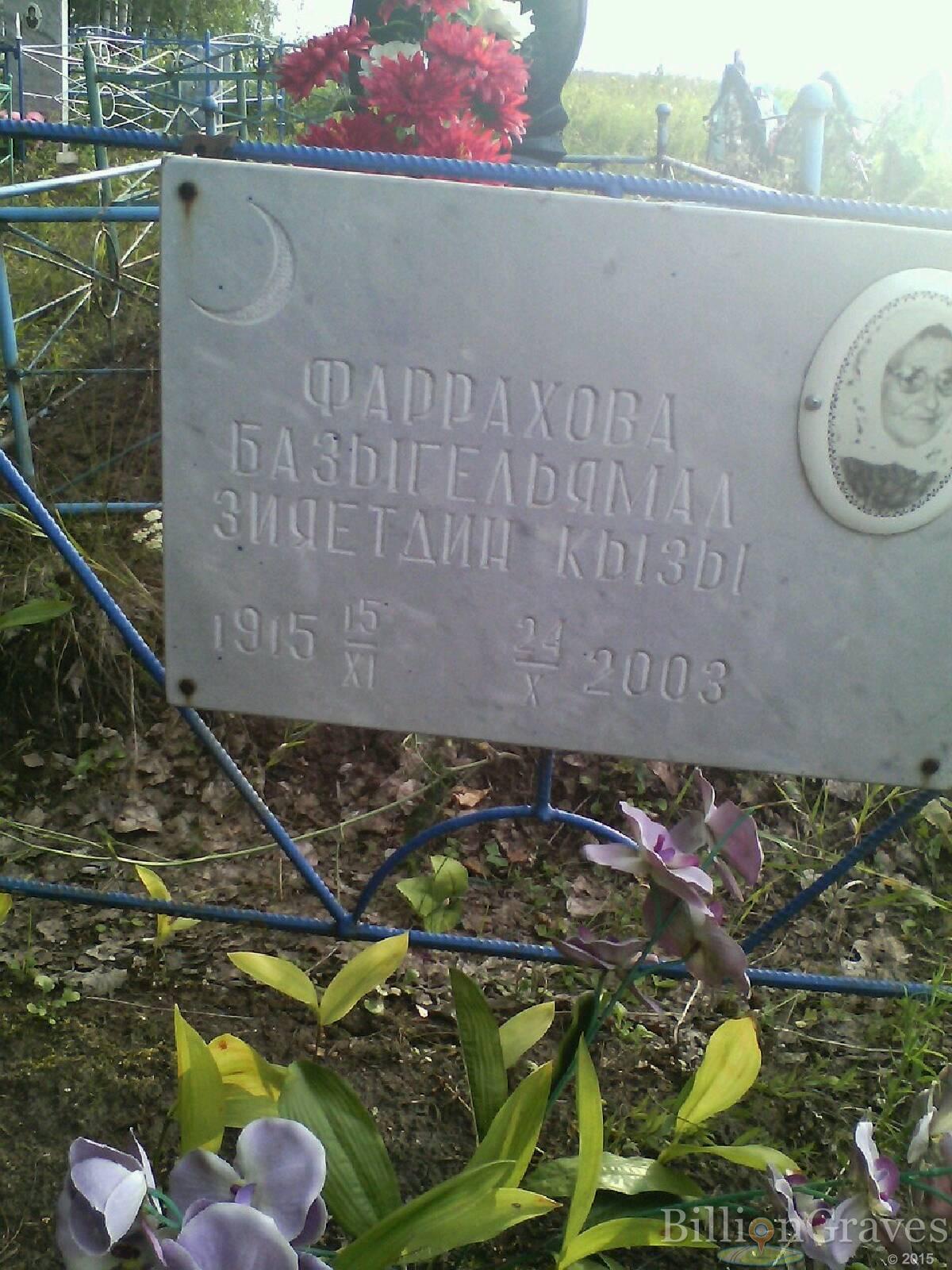 Фаррахова Базыгельямал Зияетдин