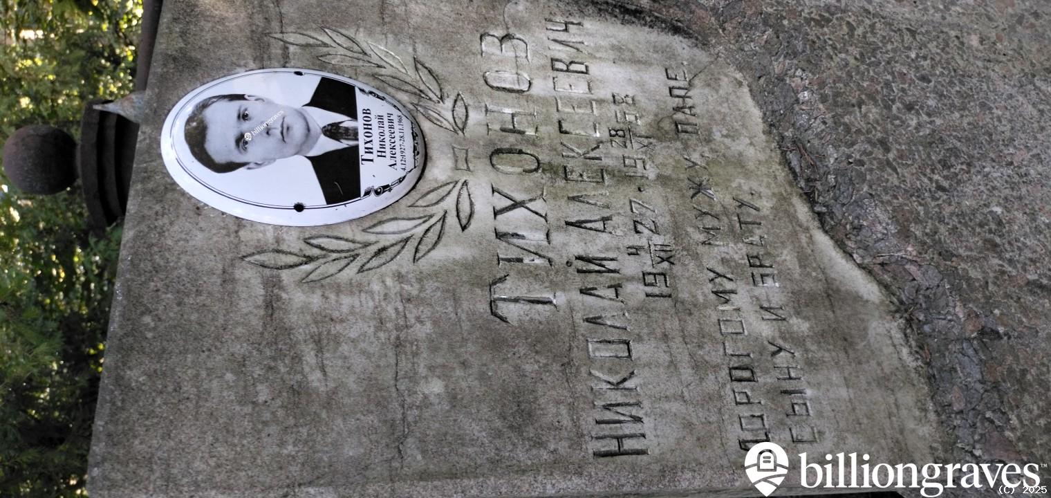 Тихонов Николай Алексеевич