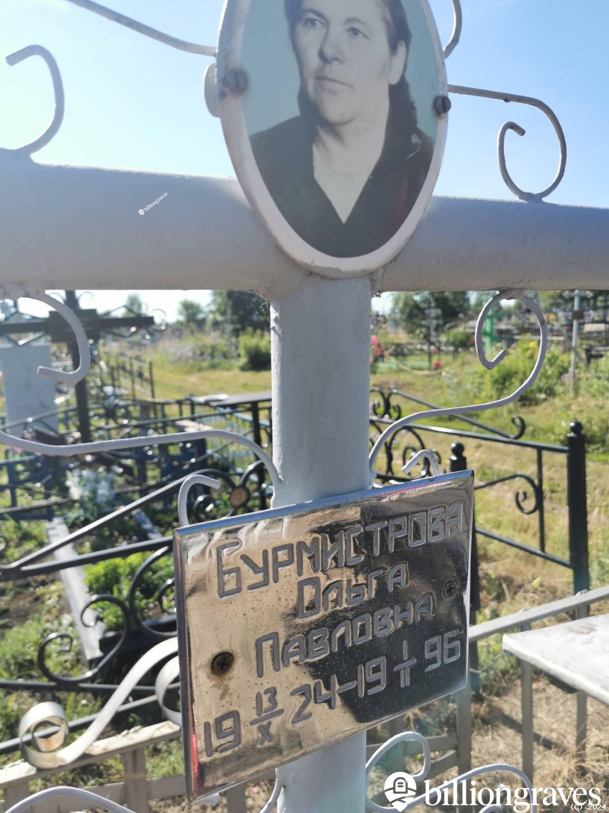 Бурмистрова Ольга Павловна