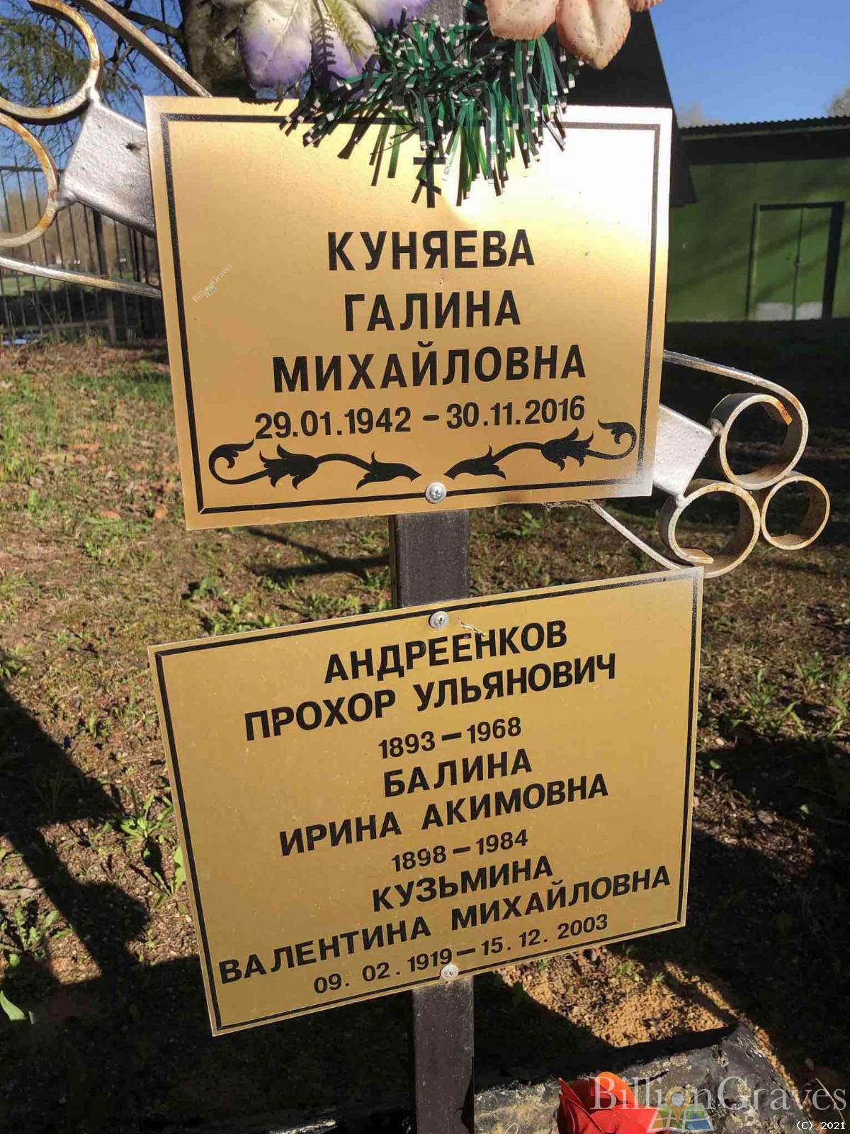 Кузмина Валентина Михайловна