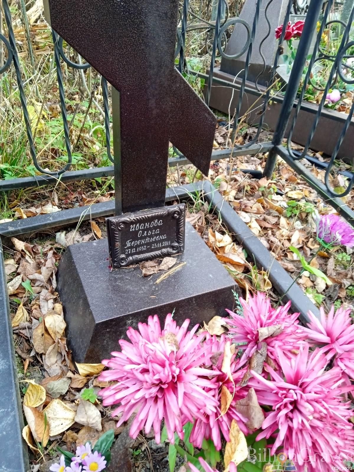 Иванова Ольга Терентьевна
