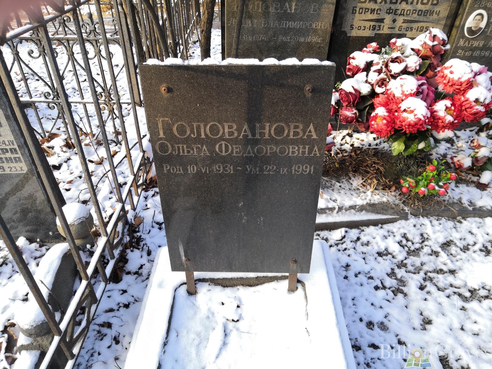 Голованова Ольга Федоровна