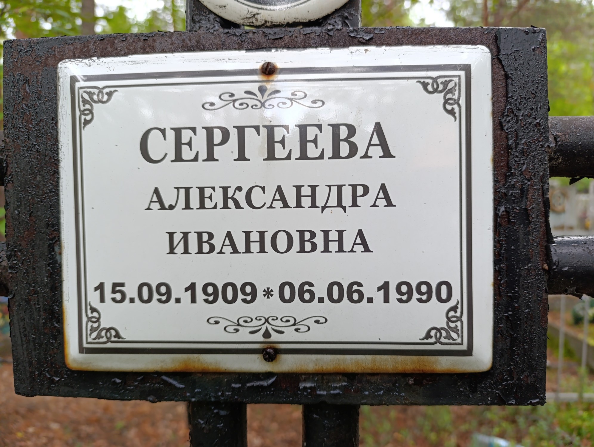 Сергеева Александра Ивановна