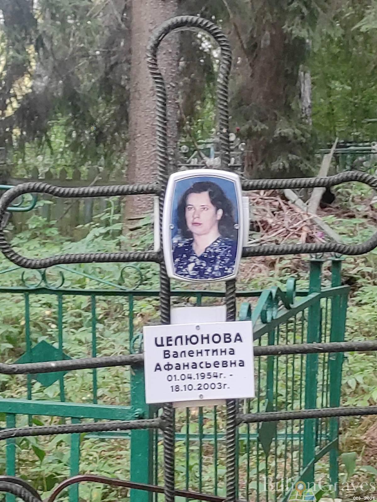 Целюнова Валентина Афанасьевна