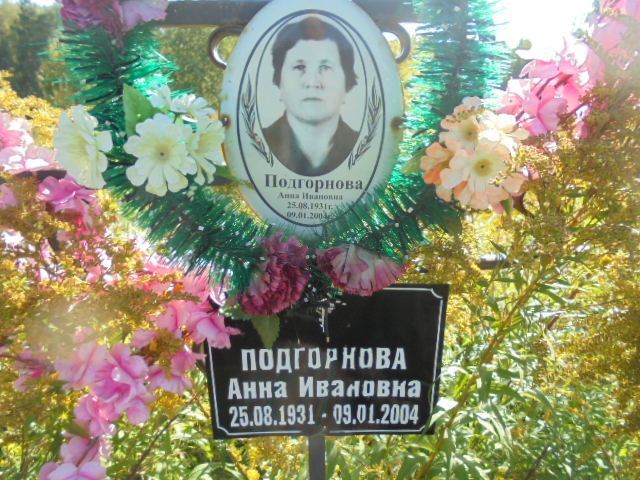 Подгорнова Анна Ивановна
