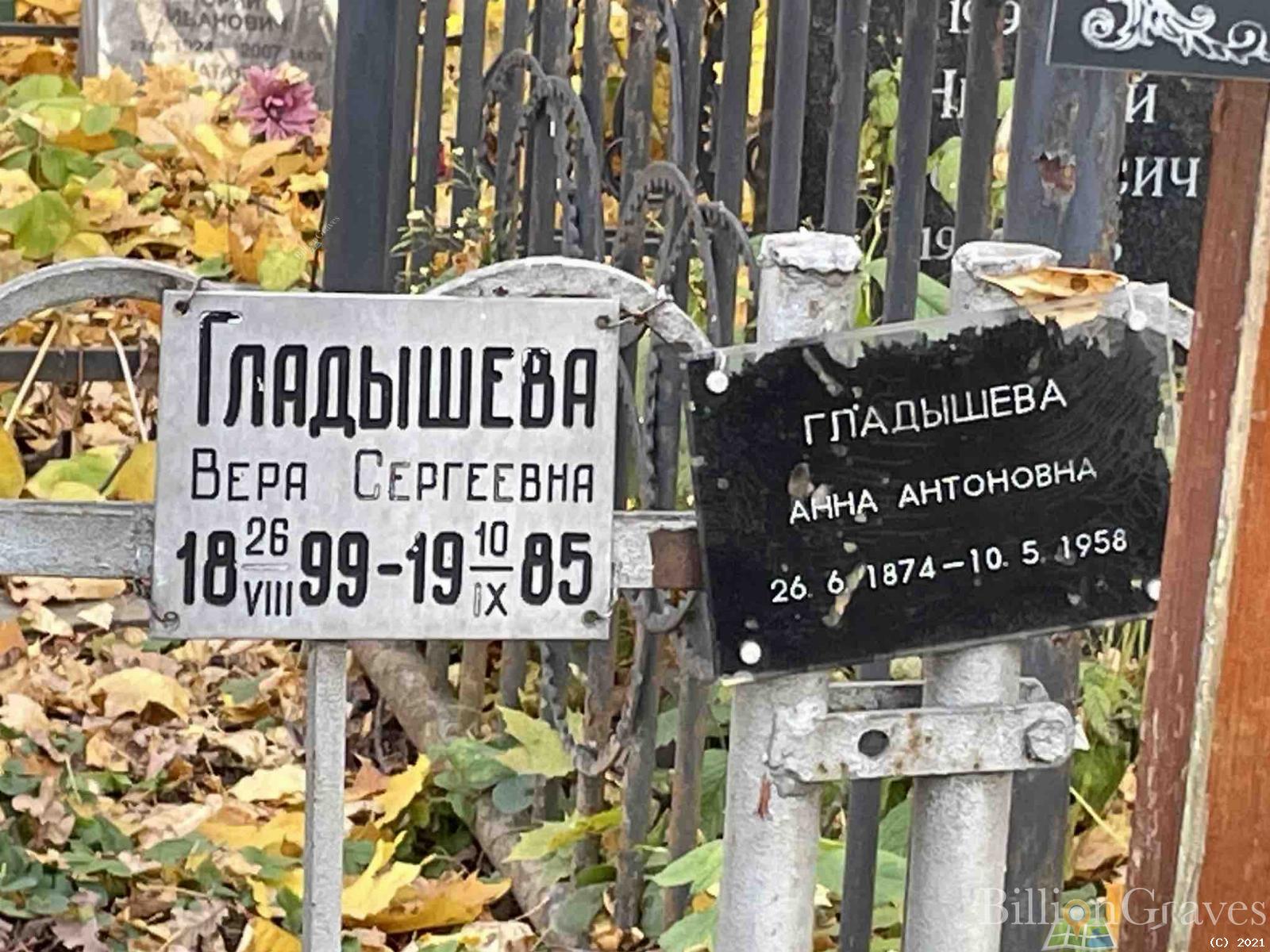 Гладышева Анна Антоновна