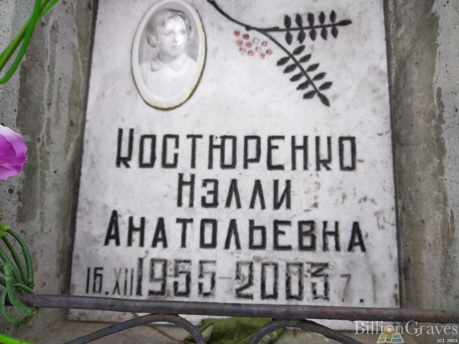 Костюренко Нэлли Анатольевна