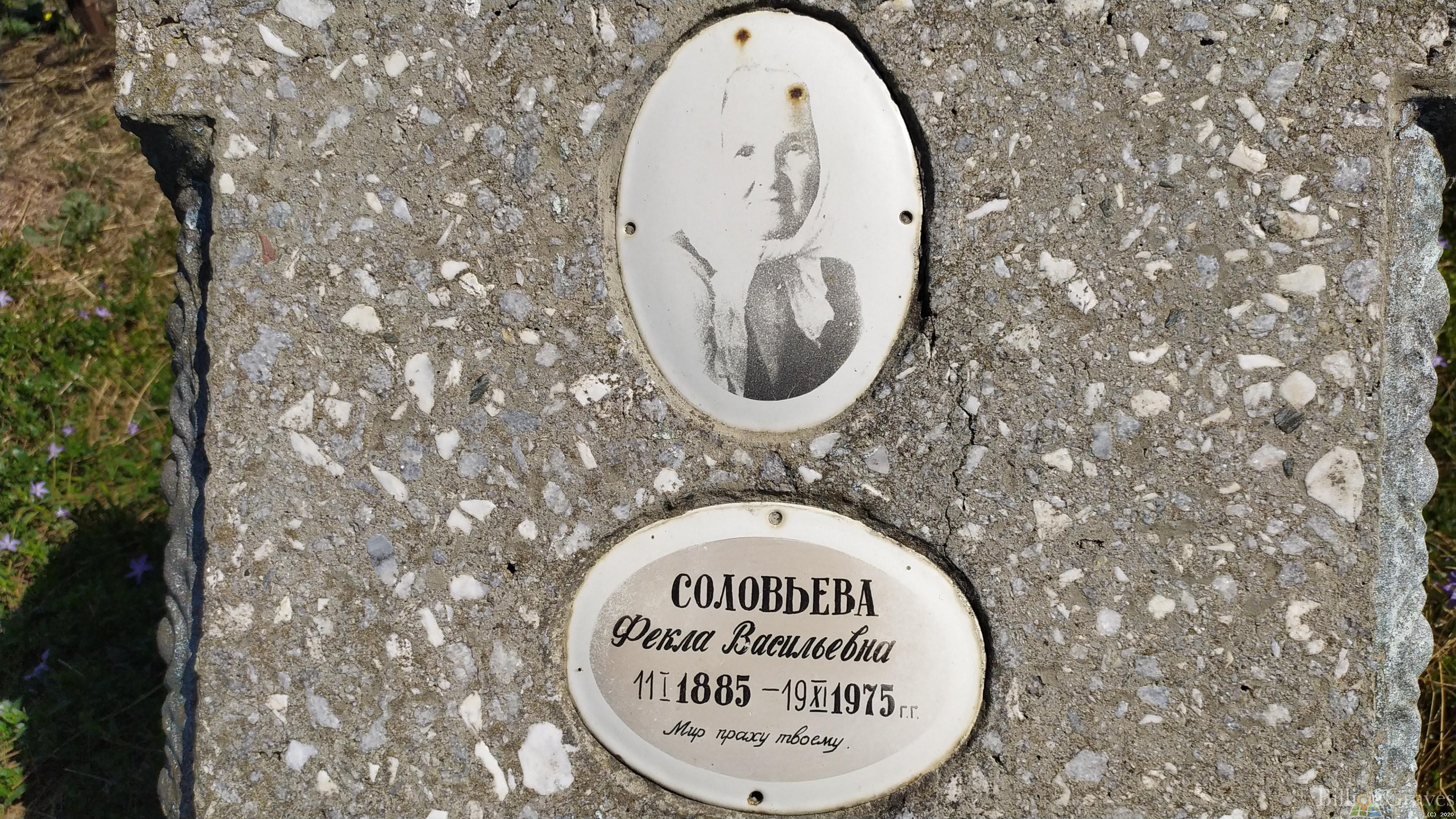 Соловьева Фекла Васильевна