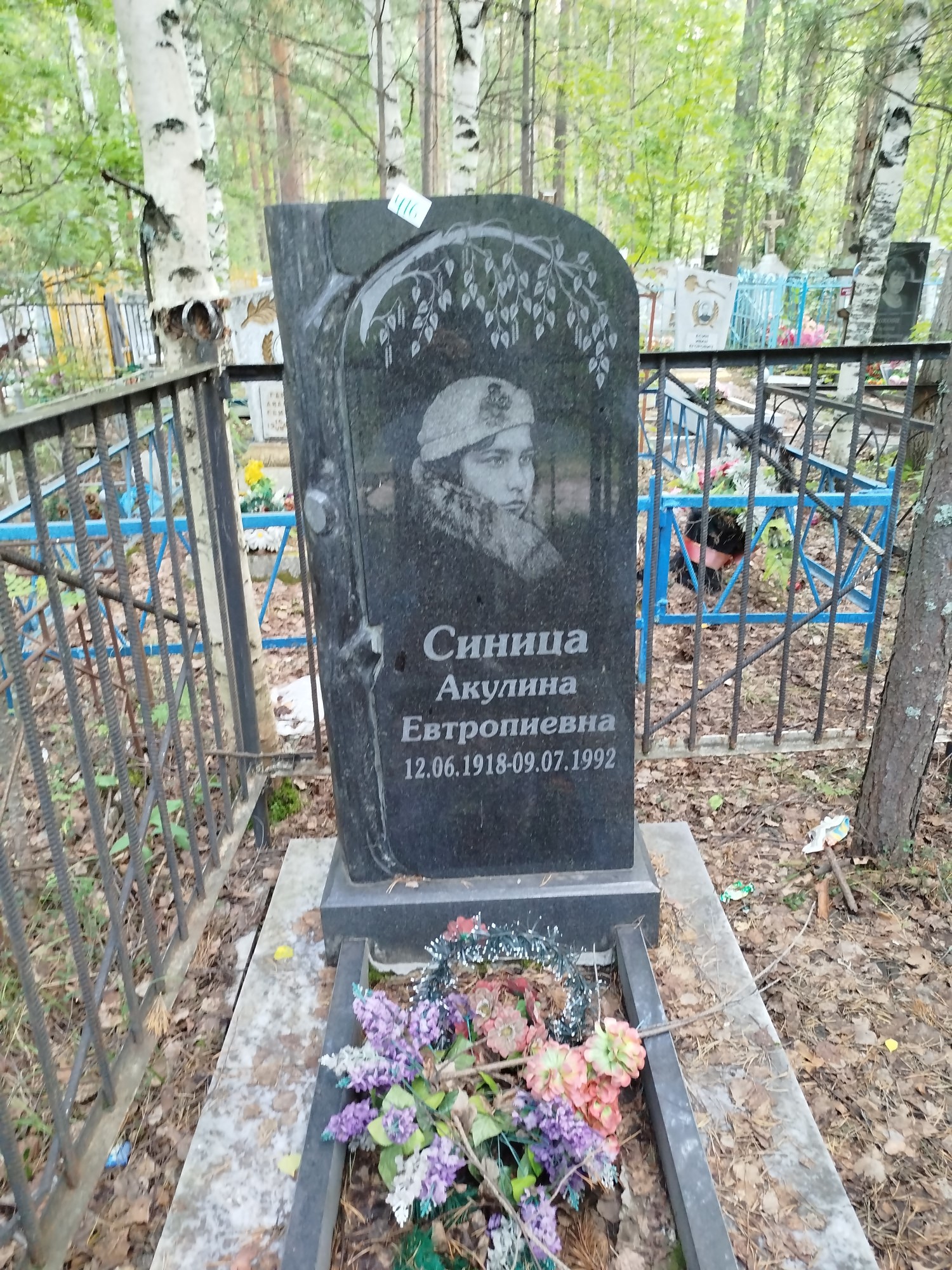 Синицина Акулина Евтропиевна