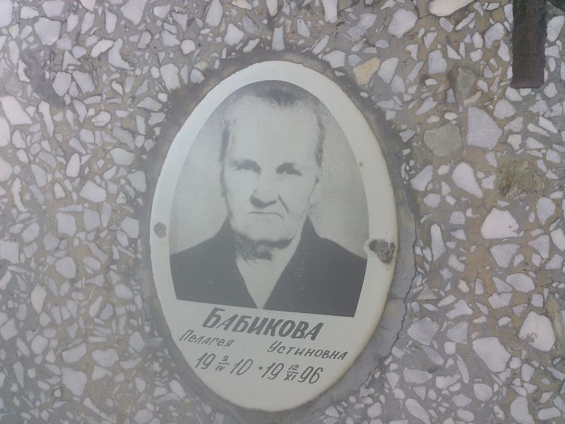Бабикова Пелагея Устиновна