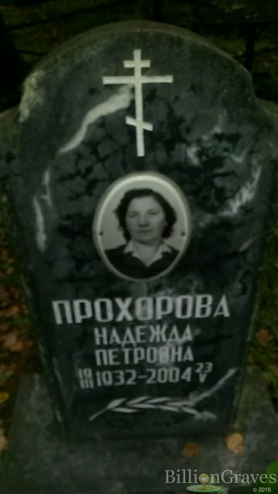 Прохорова Надежда Петровна