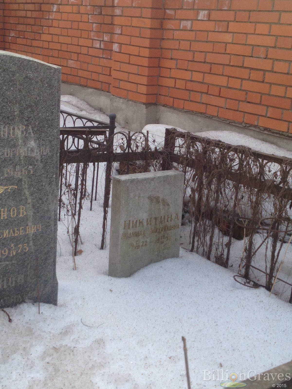 Никитина Людмила Михайловна
