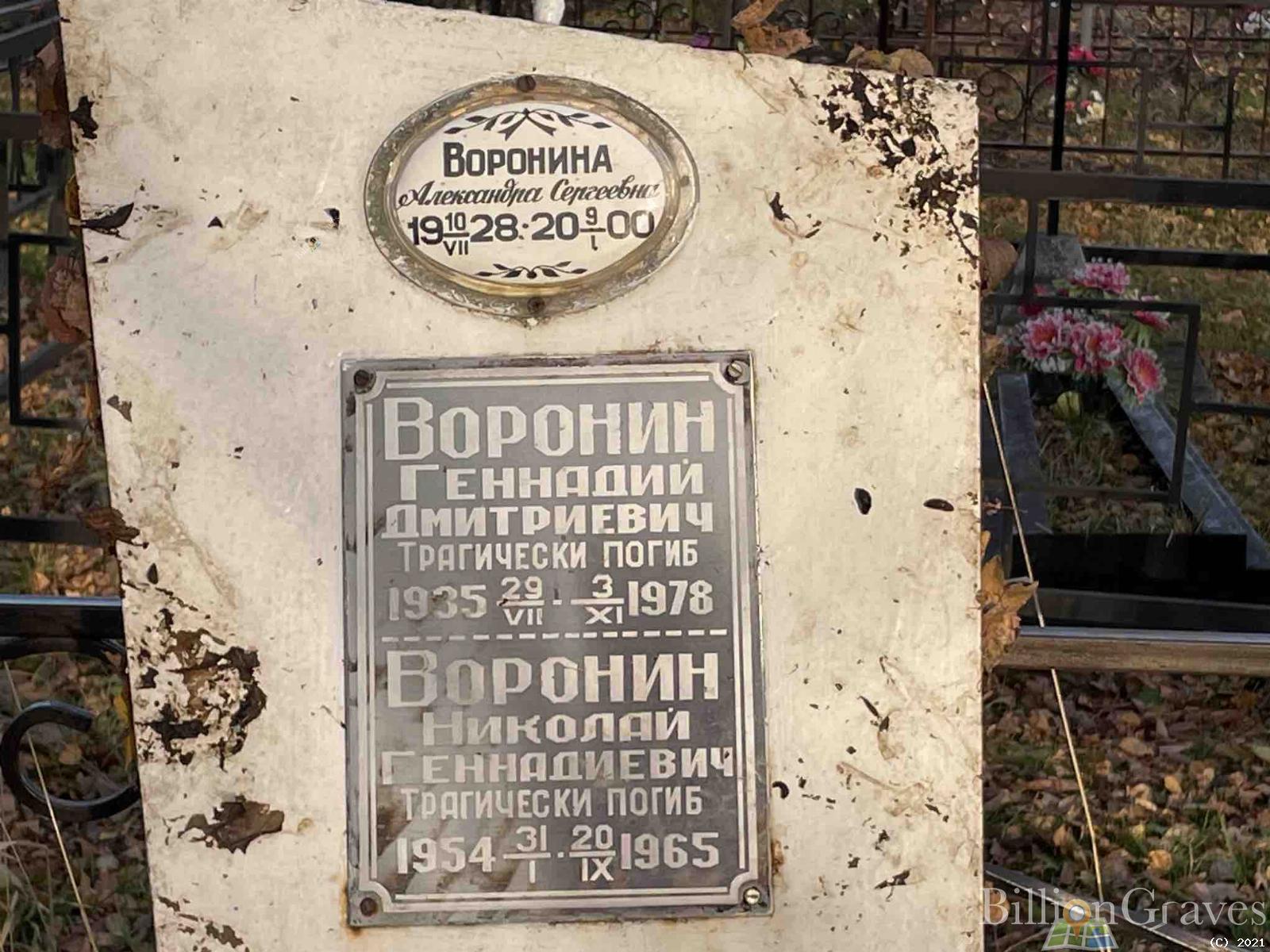 Воронин Геннадий Дмитриевич