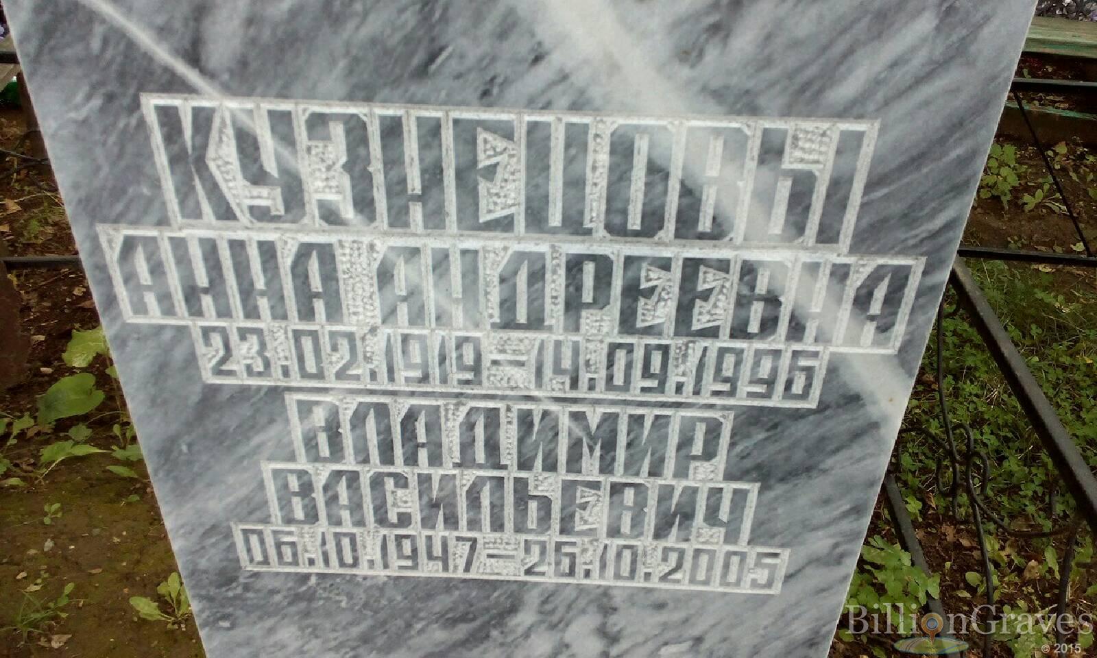 Кузнецов Владимир Васильевич